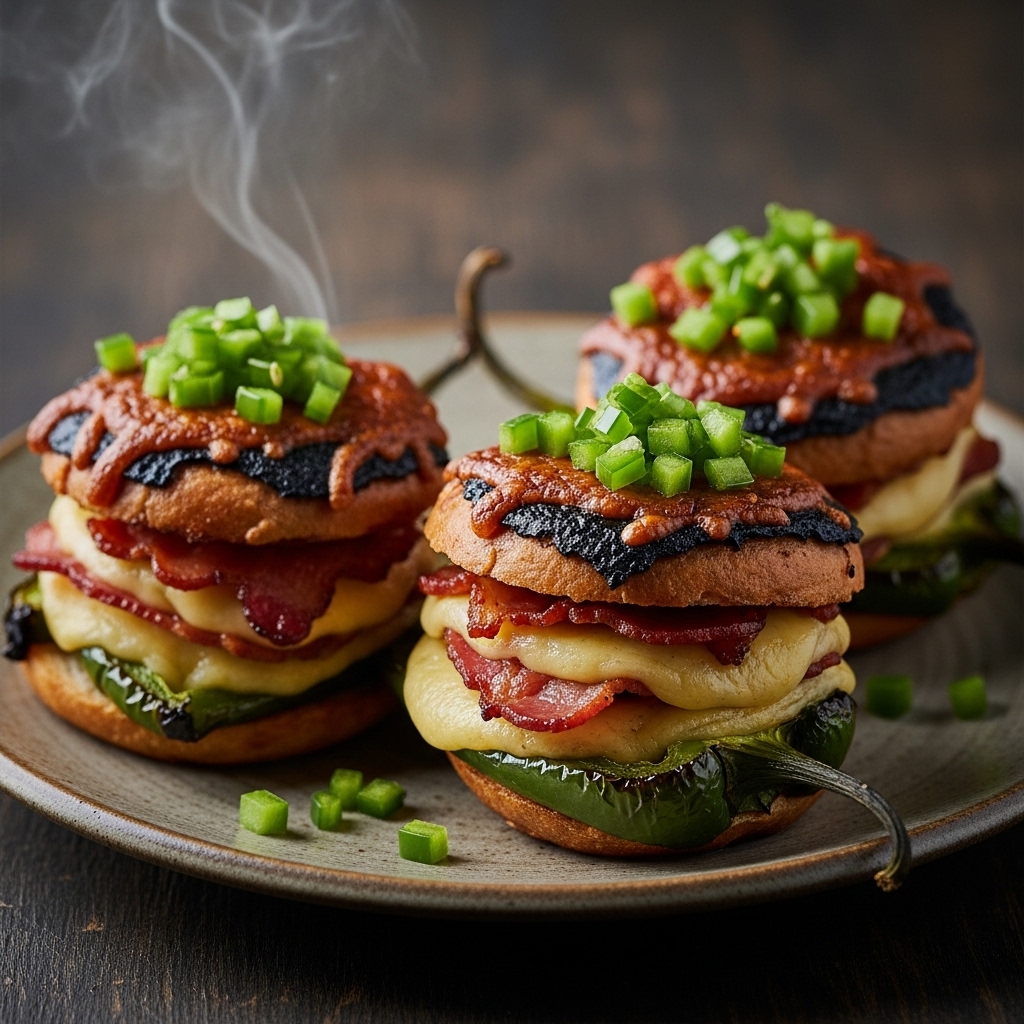 Smoky Triple-Layer Jalapeño Poppers